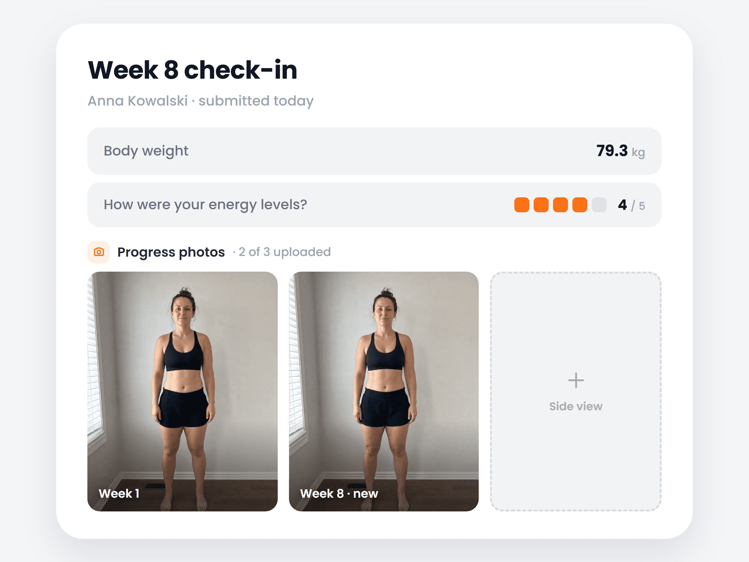 Client Check-ins