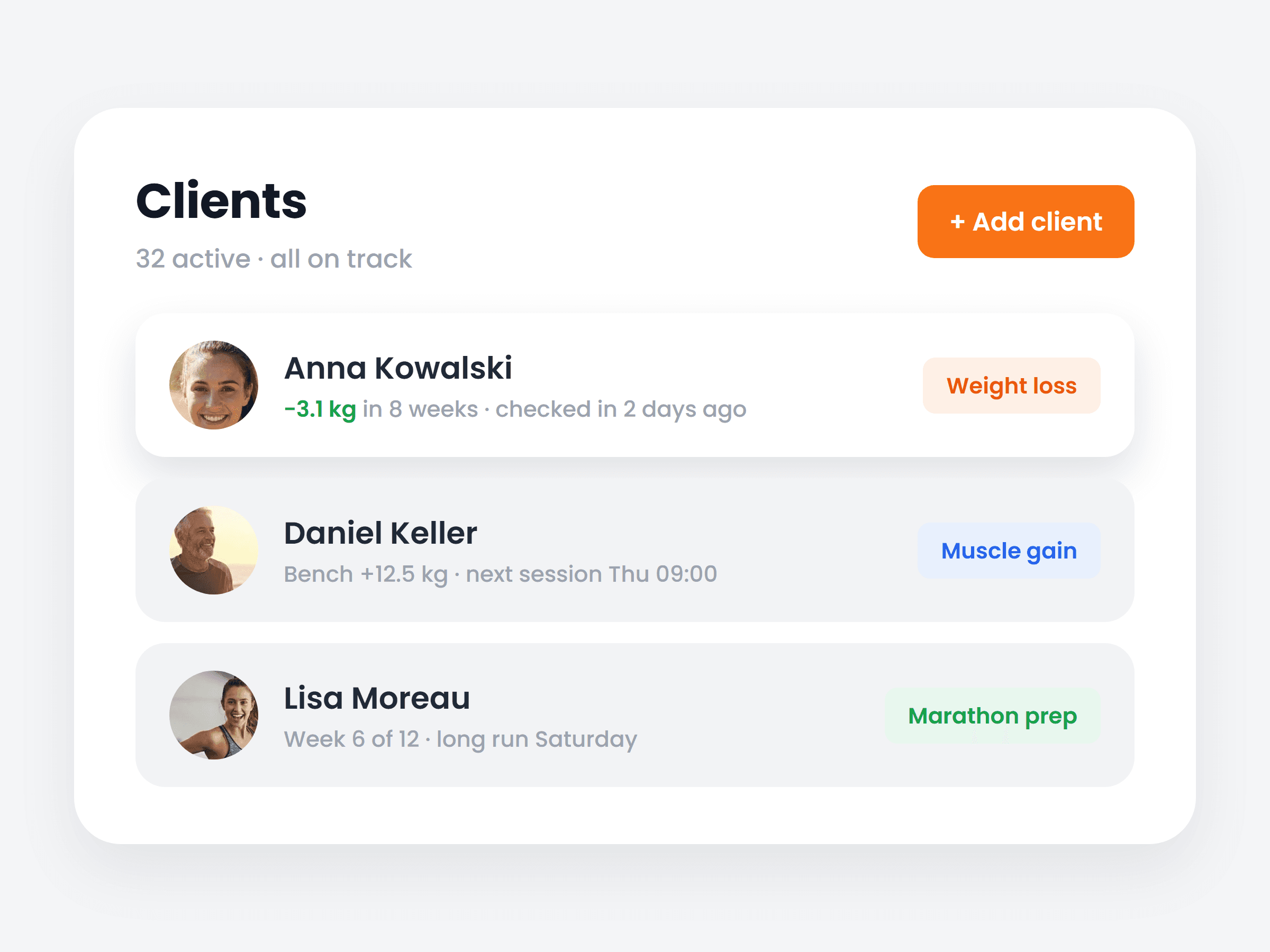 Clients, chat & community