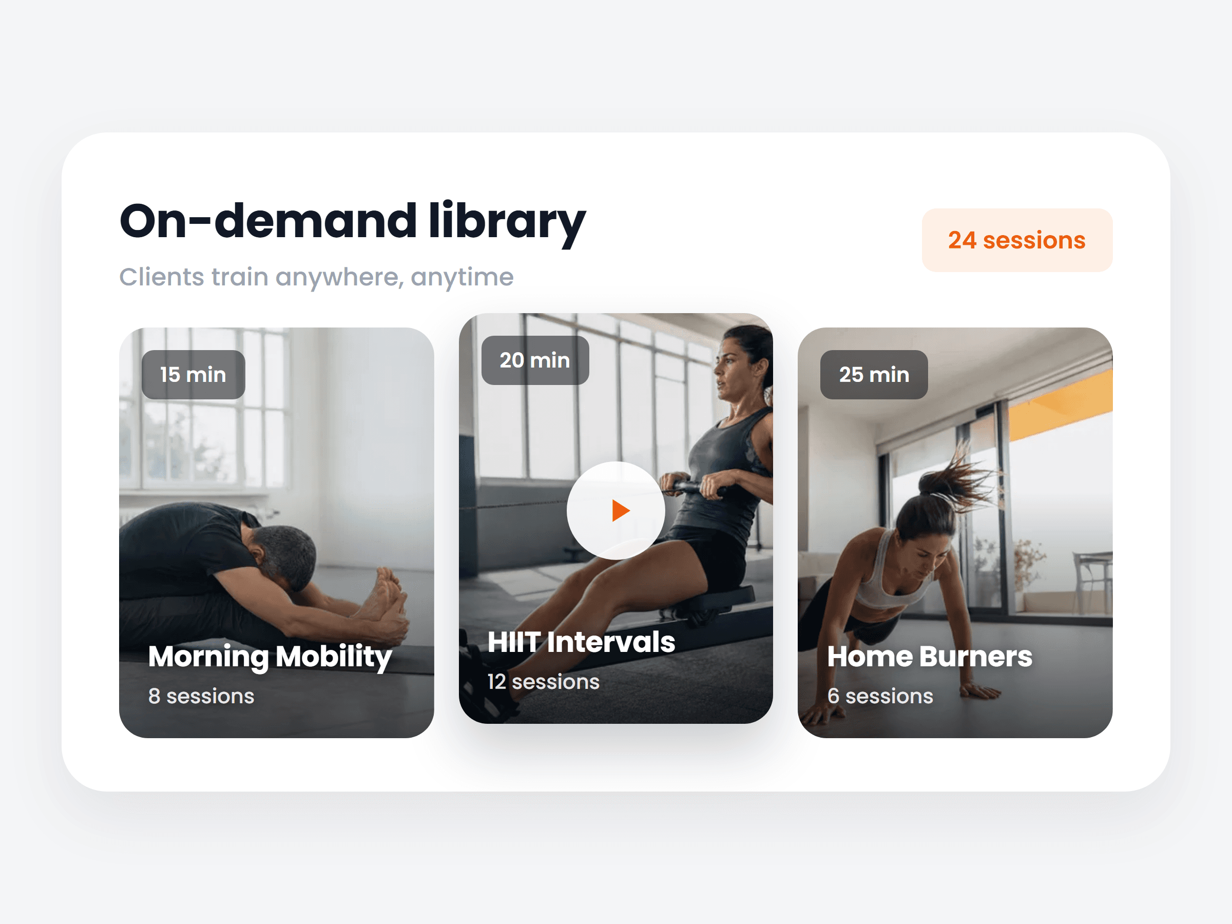 On-Demand Workouts
