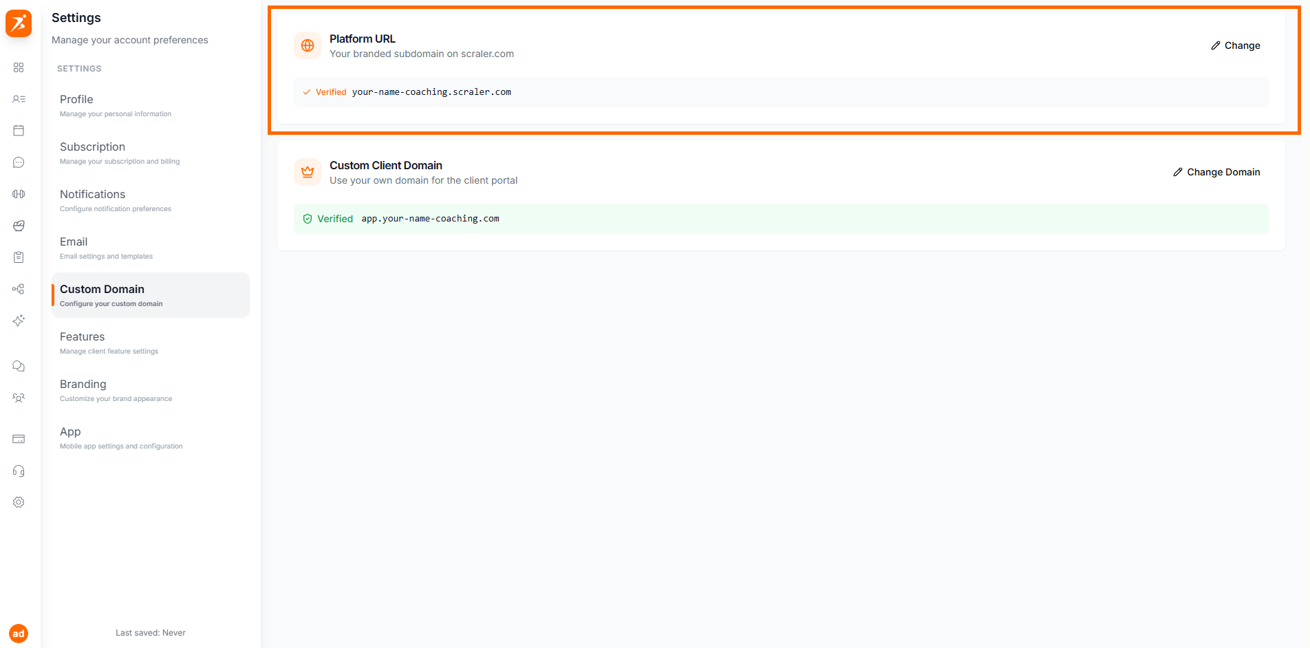 Subdomain claimed successfully