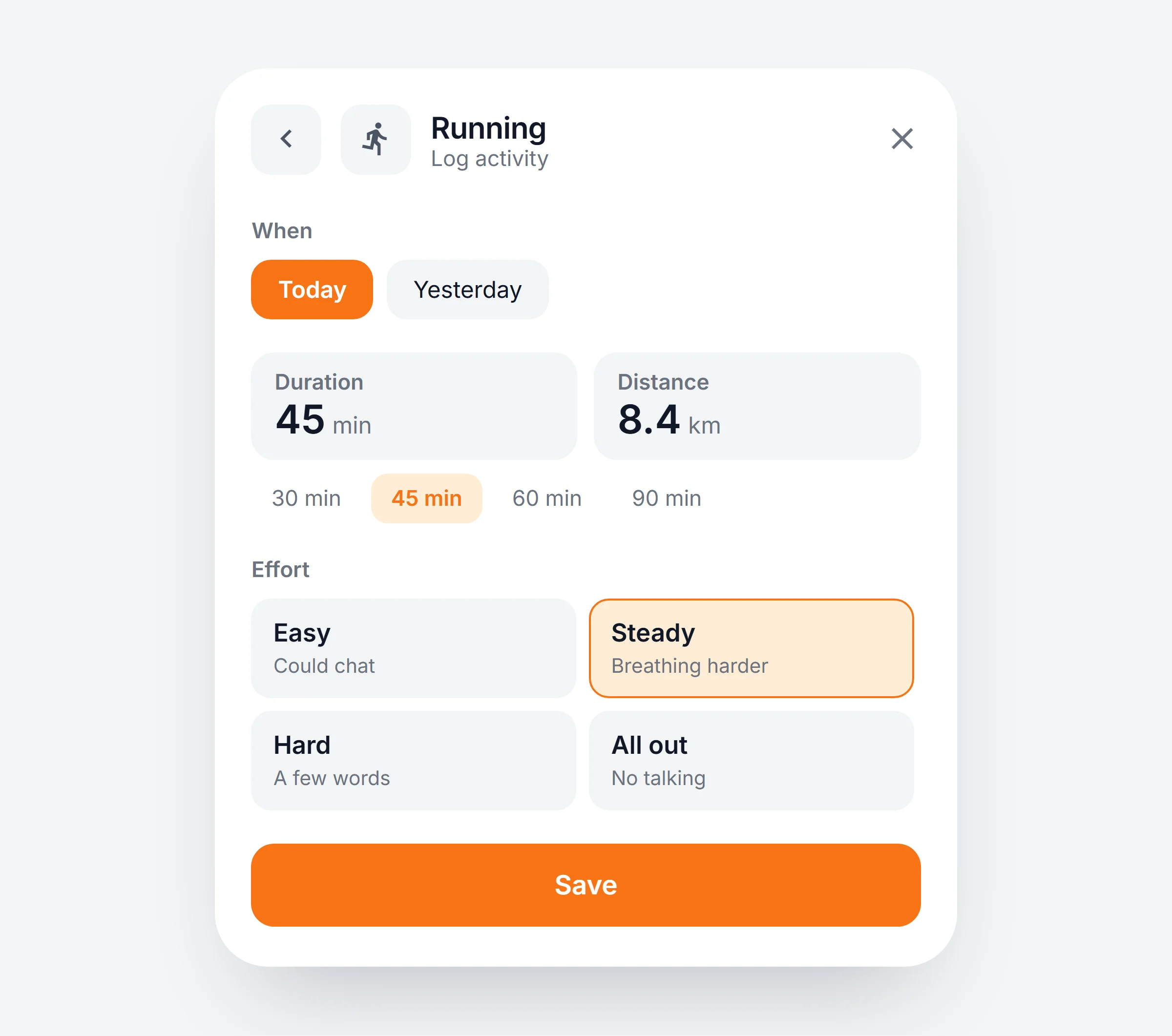 Clients log it in seconds