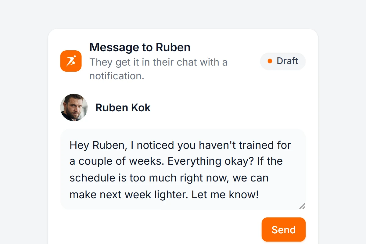 Messages you edit first