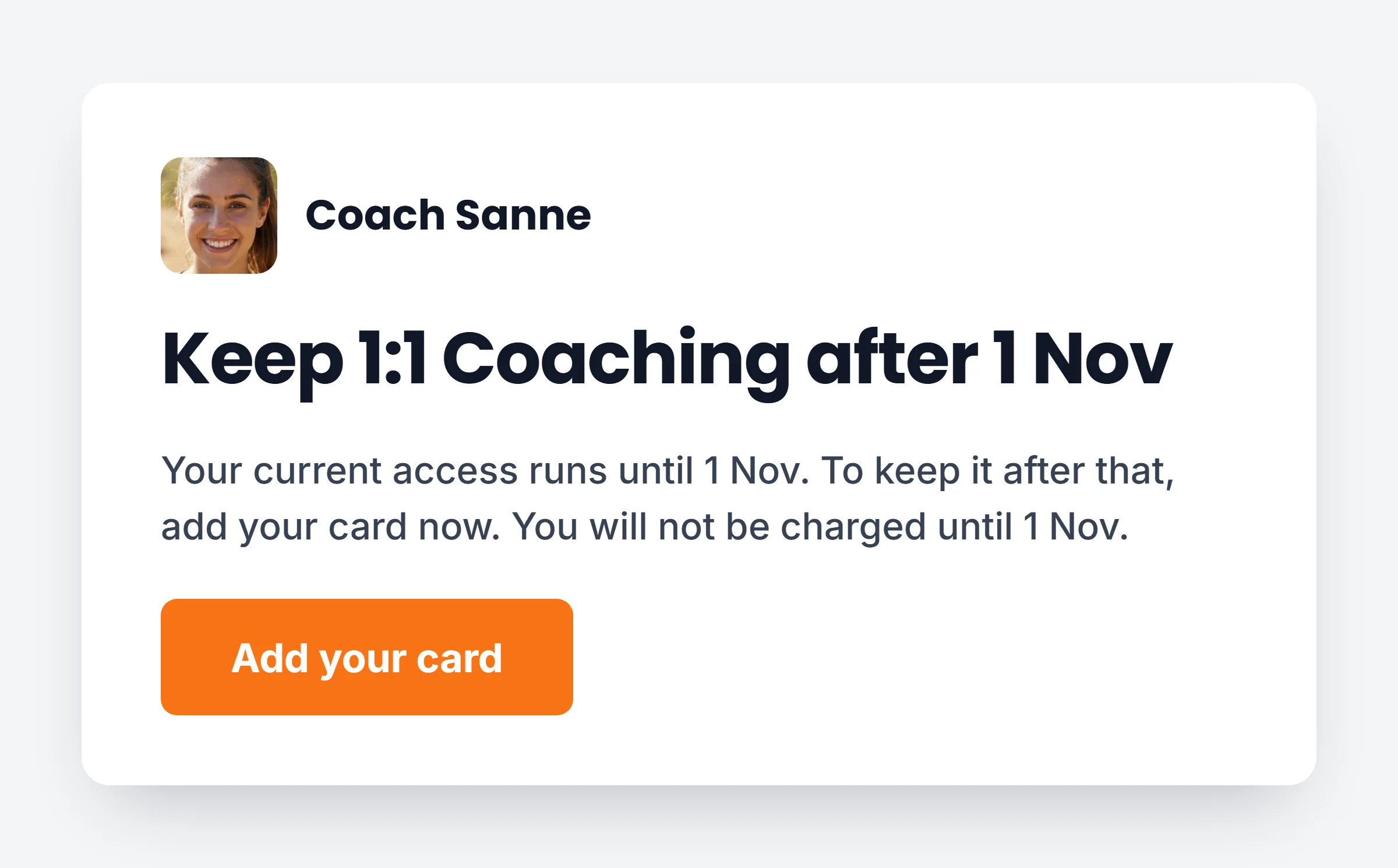 They add their card